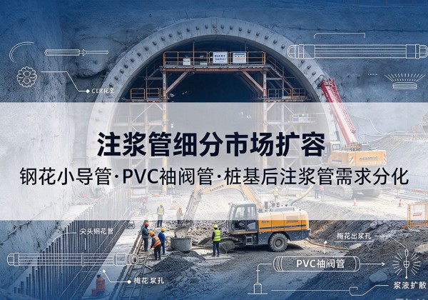 扶沟注浆管细分市场扩容，隧道钢花小导管、PVC 袖阀管、桩基后注浆管需求分化